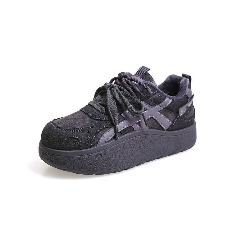 Damen Sneaker Warm Innenfutter Elastisch Sneakers Frauen