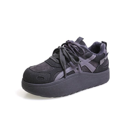 Damen Sneaker Warm Innenfutter Elastisch Sneakers Frauen