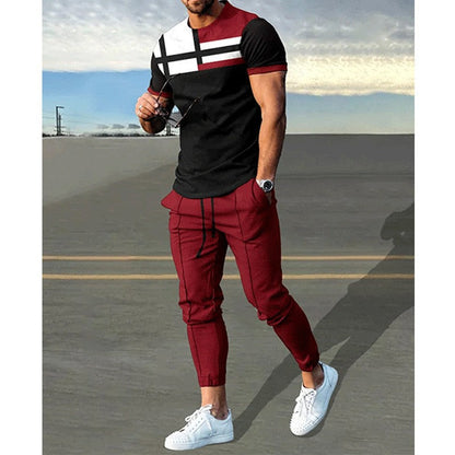 Herren Poloshirt Modern Farbblockdesign Relaxed Fit - BerlinGlamour