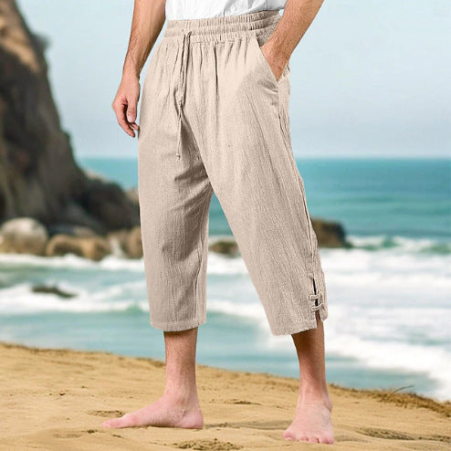 Herren Leicht Sommerhose Capri Stil Berlin