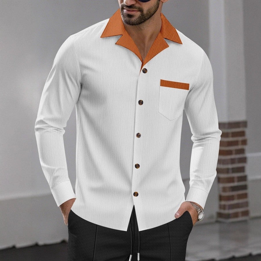 mein Vorschlag: Berlin Chic Mode Herren Schmuck Langarmhemd Glamour
