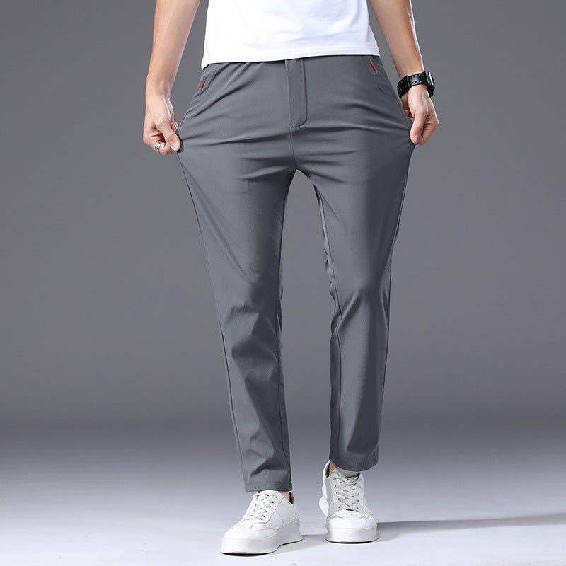 Herren Chino-Hose Bequem Elastisch Modern