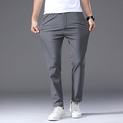 Herren Chino-Hose Bequem Elastisch Modern