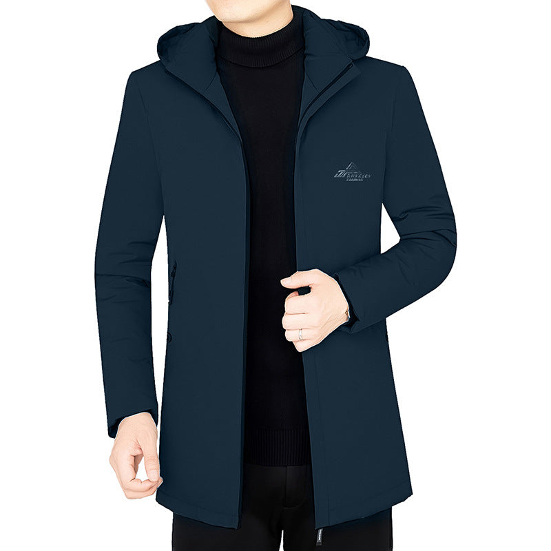 Wasserdichte Thermojacke Herren Kapuze Warm