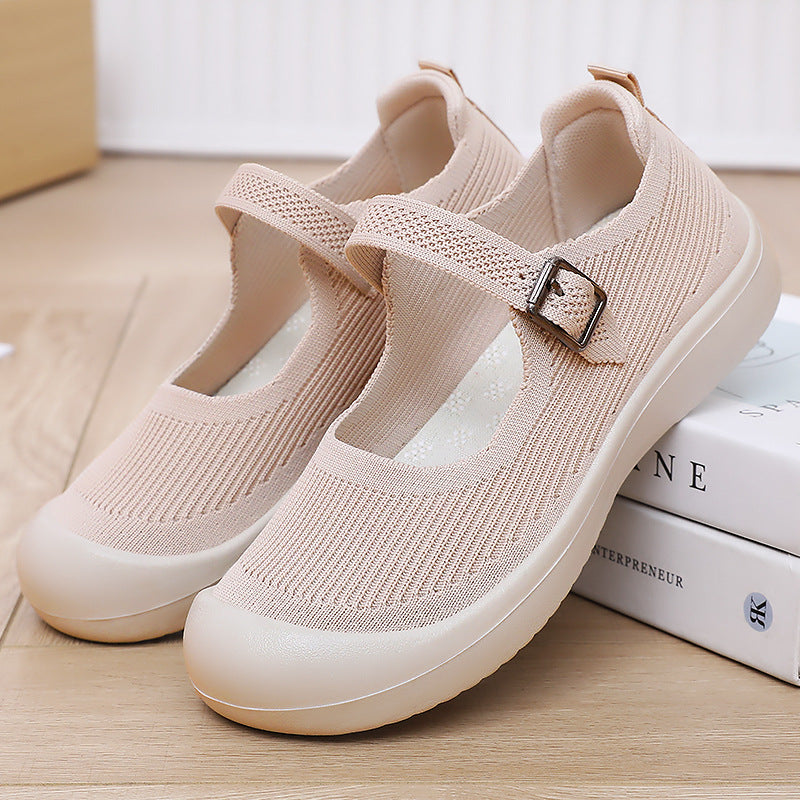 Damen Sandalen Bequem Elegant Schnalle Schuhe