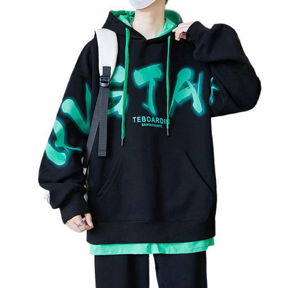 Kapuzenpullover Unisex Grafikdruck Berlin Style Modern