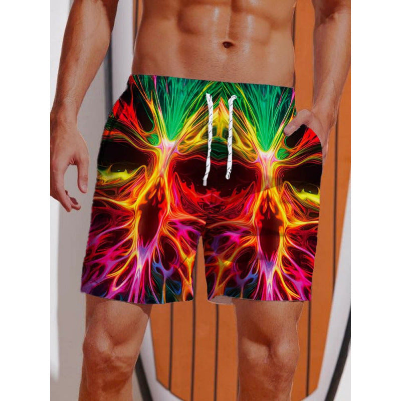 Männer Badehose Psychedelisch Farben Berlin Style