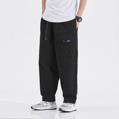 Herren Cargo-Hose Bequem Viel Taschen Elastisch