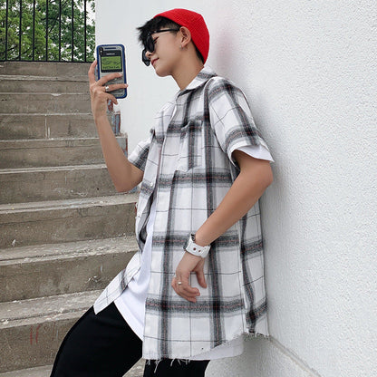 Herren Karo Hemd Kurzarm Berlin Style