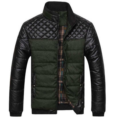 Herren Technikjacke Gesteppt Modern Slim Fit