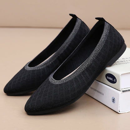 Damen Flats atmungsaktiv Flexibles Fußbett - BerlinGlamour