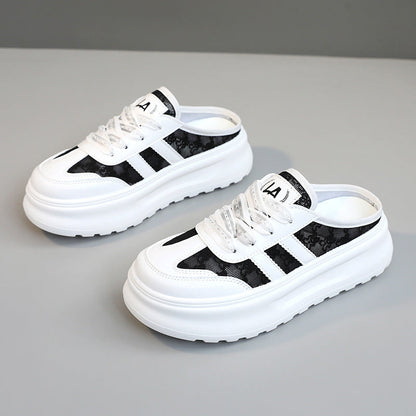 Damen Freizeitschuhe Bequem Modisch Großes Fersenloch
