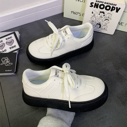 Damen Plateau Sneaker Modisch Bequem Hochwertig