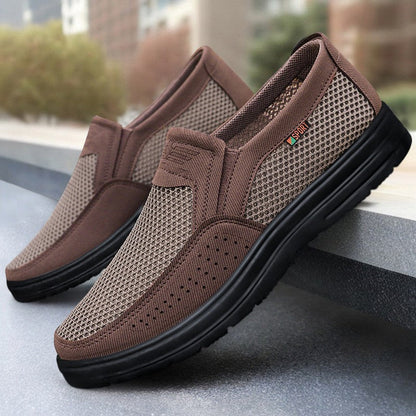 Damen Schuhe Bequem Luftdurchlässig Slip-On Sneaker