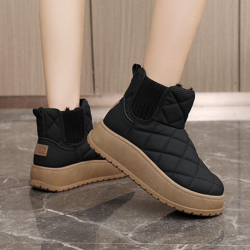 Damen Sneaker Warm Fleece Innenleben Rutschfest