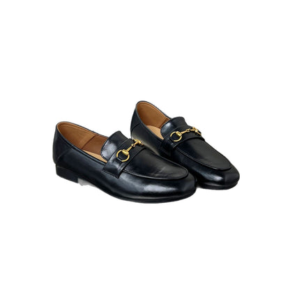 Damen Mokassins Bequem Elegant mit Schnalle