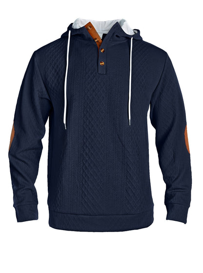 Herren Kapuzenpullover Lässig Modern Strickoptik Berlin