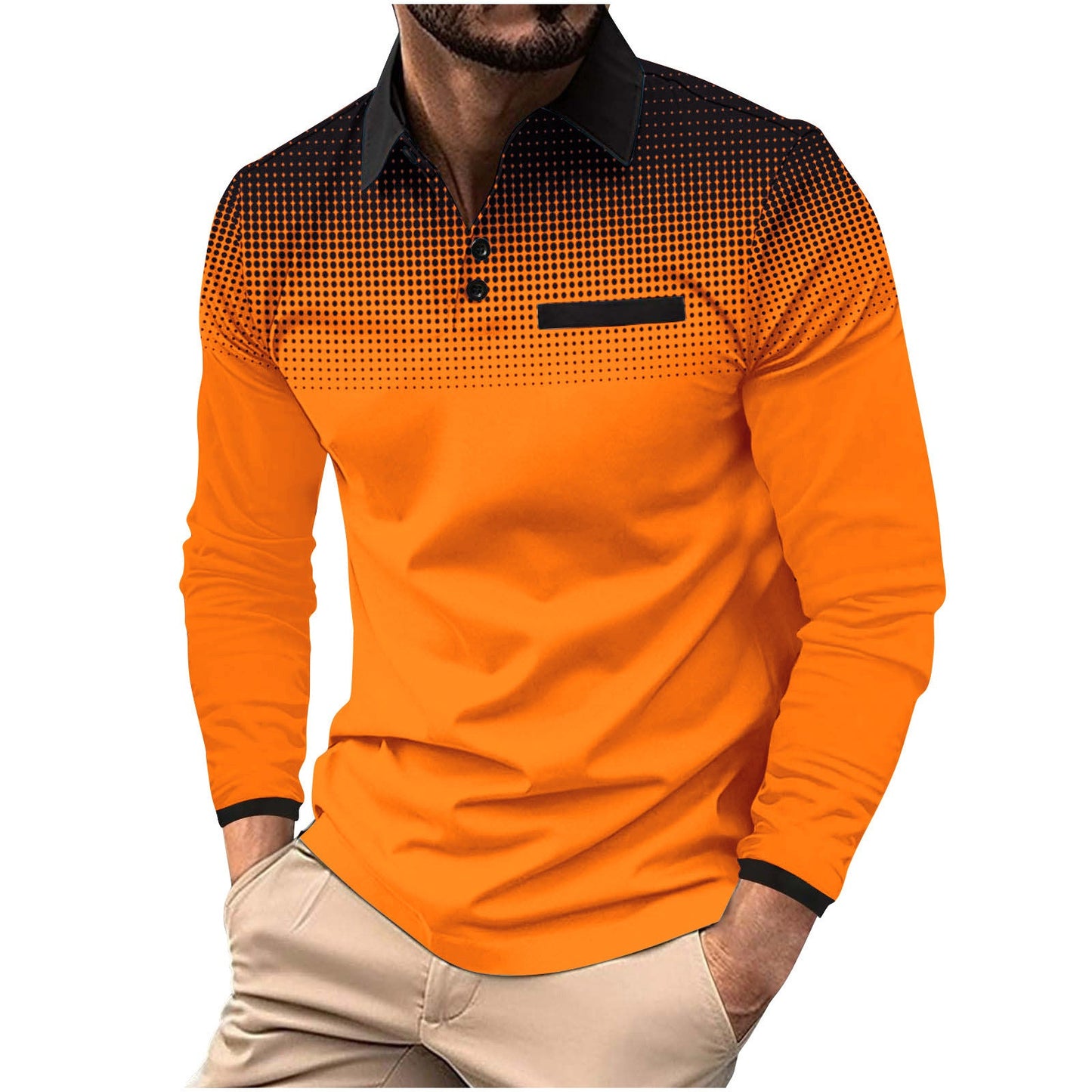 Herren Poloshirt Modern Grafik Design Berlin Style