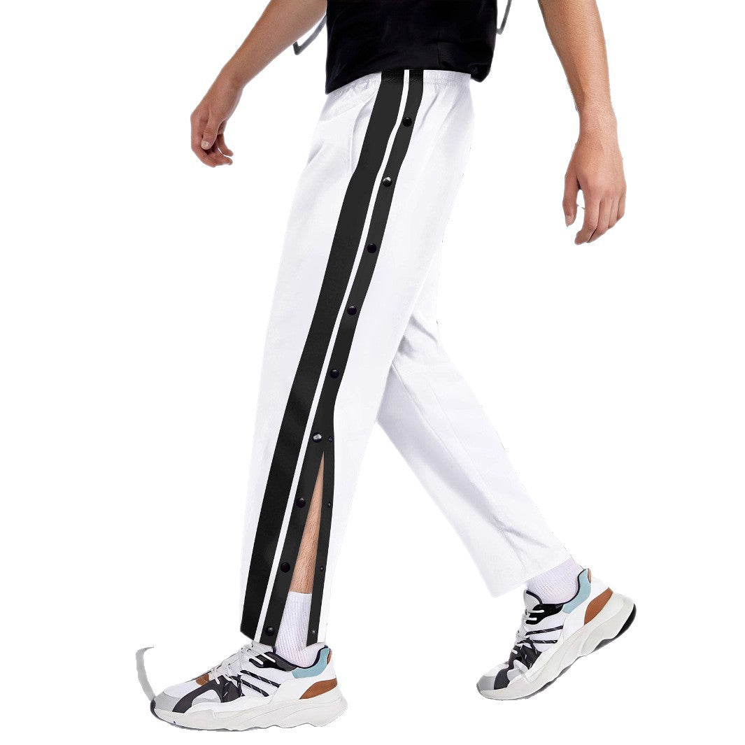 Herren Sport-Hose mit Druckknöpfen Modern