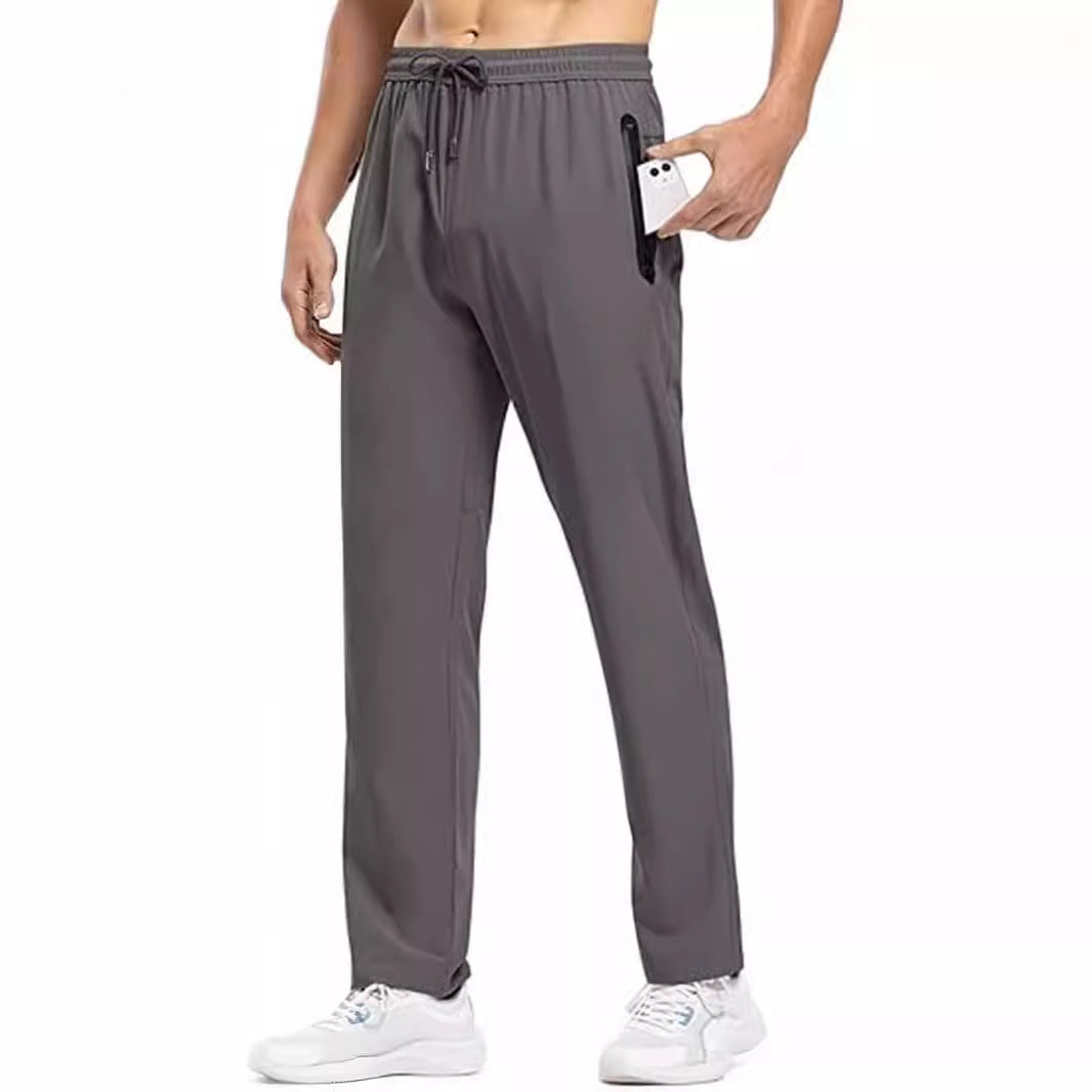 Herren Sport-Hose mit Reißverschlusstaschen Freizeit-Mode