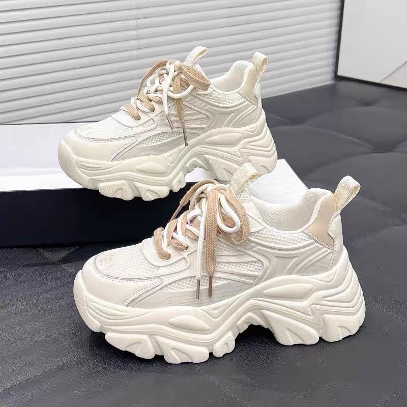 Damen Sneaker Sportlich Chunky Bequem Flexibel - BerlinGlamour