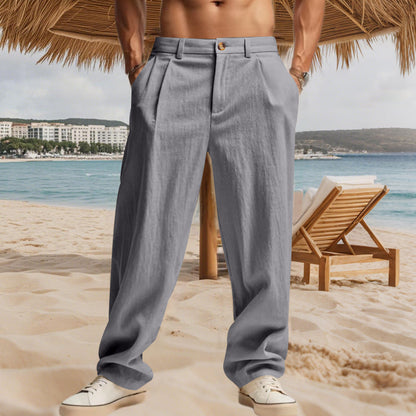 Herren Chino-Hose Bequem Elastisch Mit Stretch