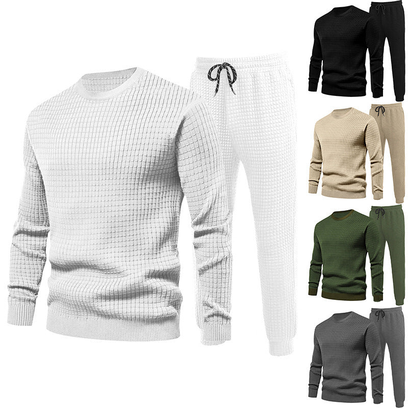 Herren Sportanzug Joggingset mit Struktur Optik Modern - BerlinGlamour