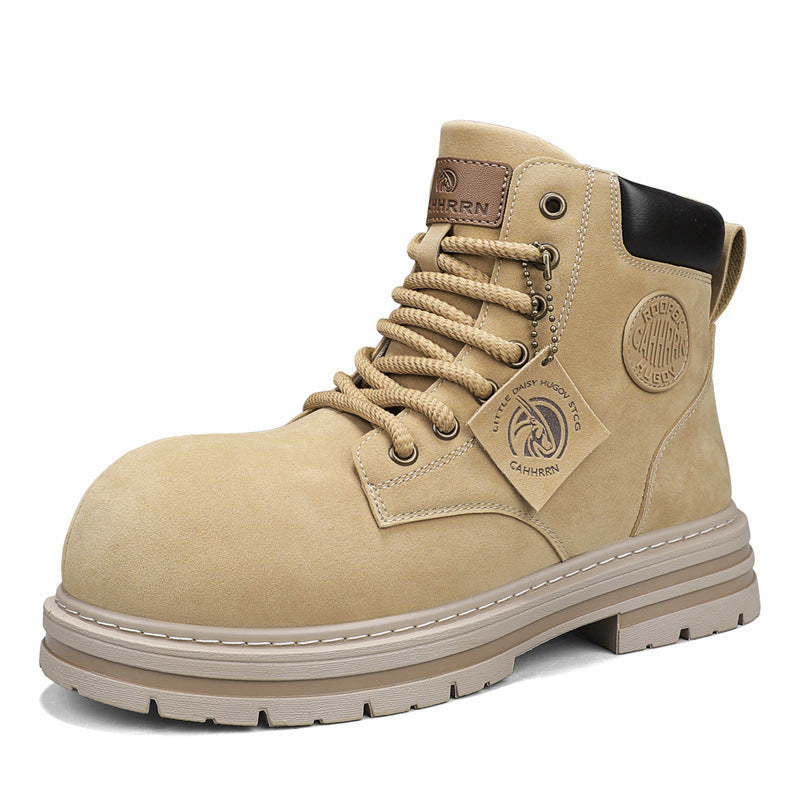 Damen Schnürboots Robust Wildleder Winterstiefel