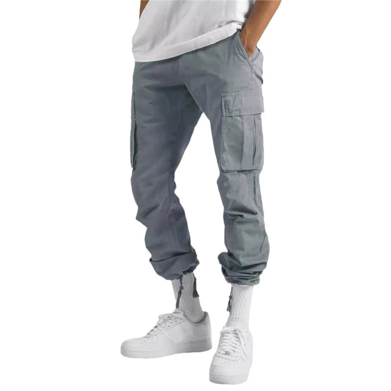 Herren Cargo-Hose Bequem Vielfach Taschen Relaxed Fit