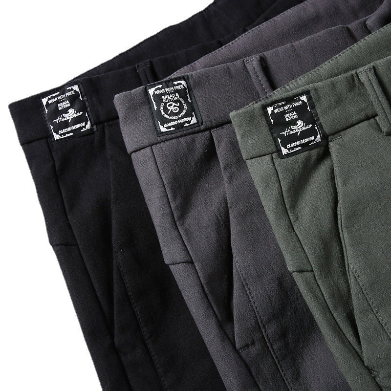 Herren Chino-Hose Slim Fit Bequem Modern