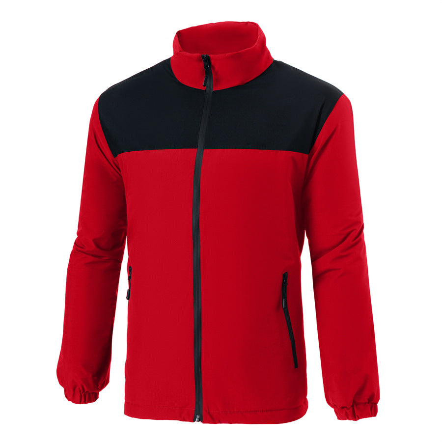 Herren Übergangsjacke Warm Isolierend Hoher Kragen