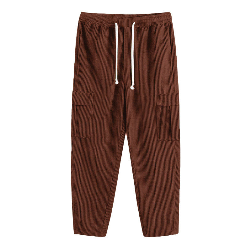 Herren Cargo-Hose Bequem Verstellbar Mit Taschen