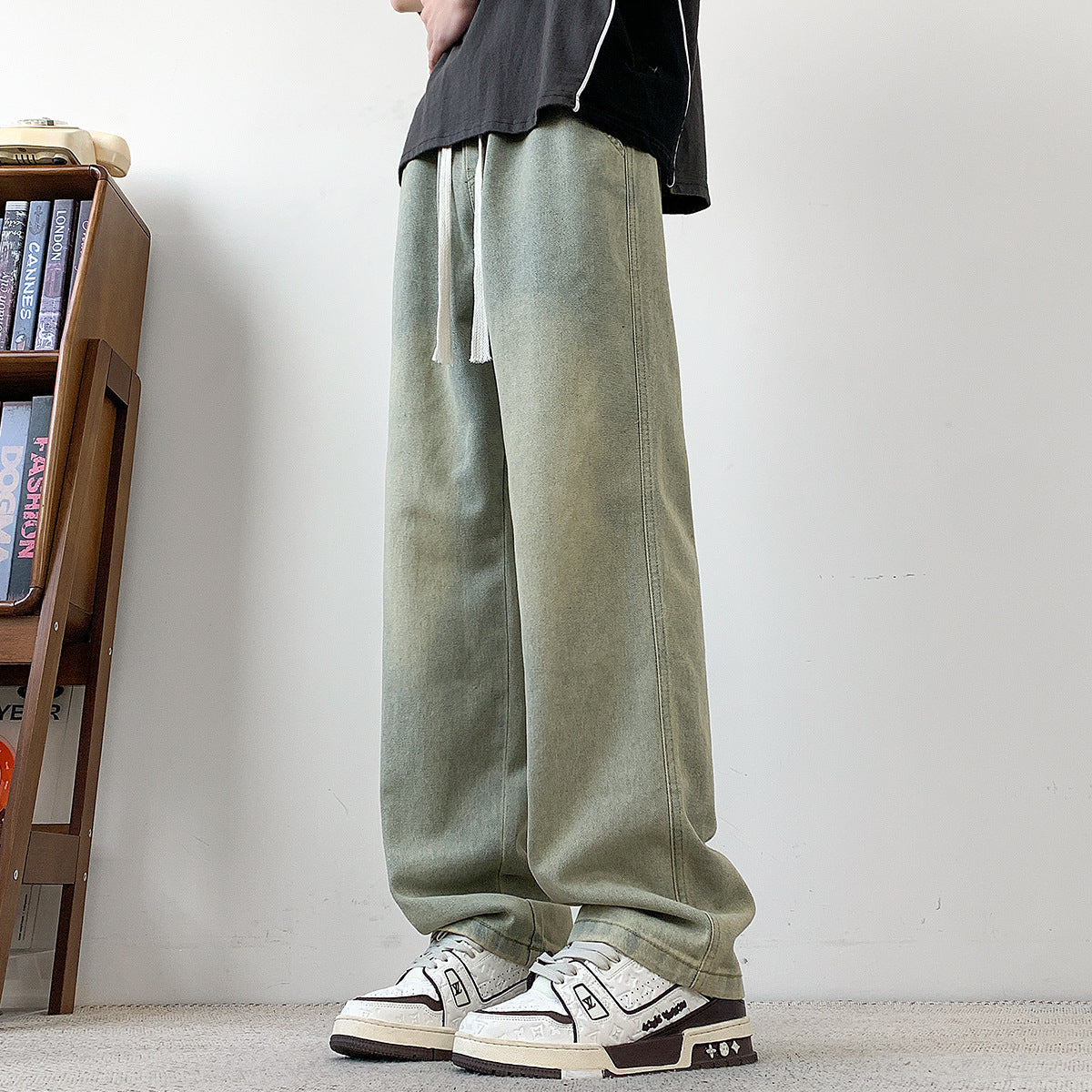 Bequeme Herren Jeanshose Lässig Modern