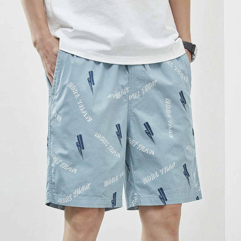 Herren Badeshorts Lässig Elastisch Mit Taschen