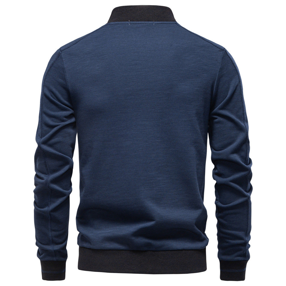 Herren Sportjacke Stehkragen Elastisch Wasserdicht