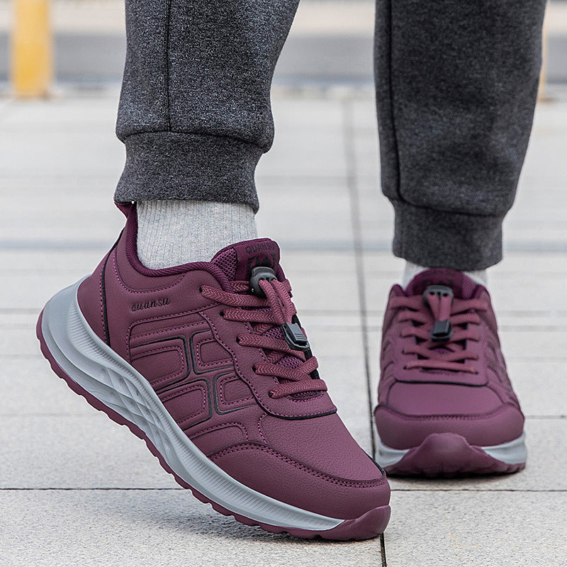 Damen Sneaker Sportlich Atmungsaktiv mit Weichem Innenfutter