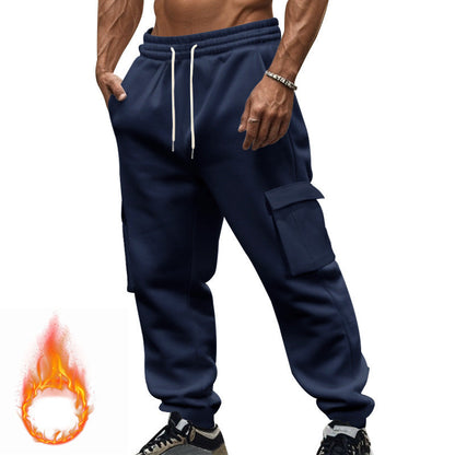Herren Jogginghose Cargo Bequem mit Seitentaschen