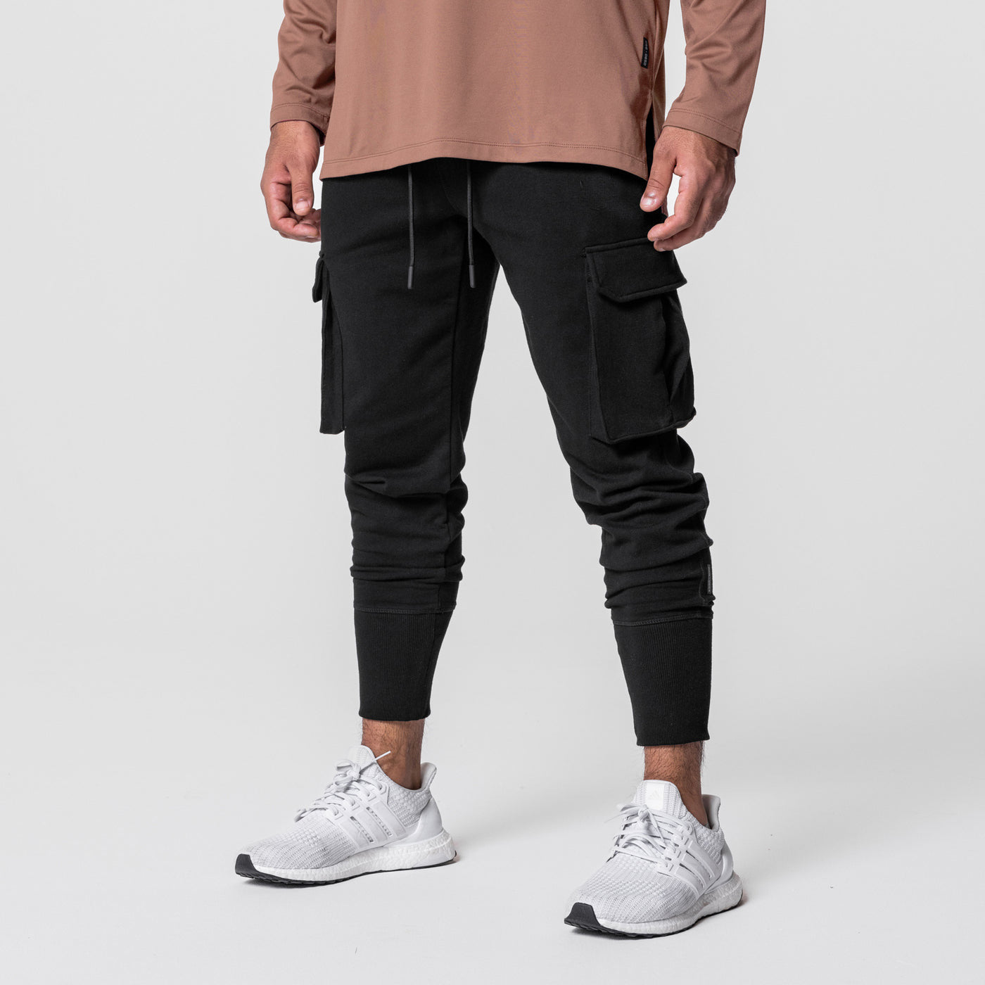 Herren Jogginghose Bequem Reißverschluss Cargo Hose Modern