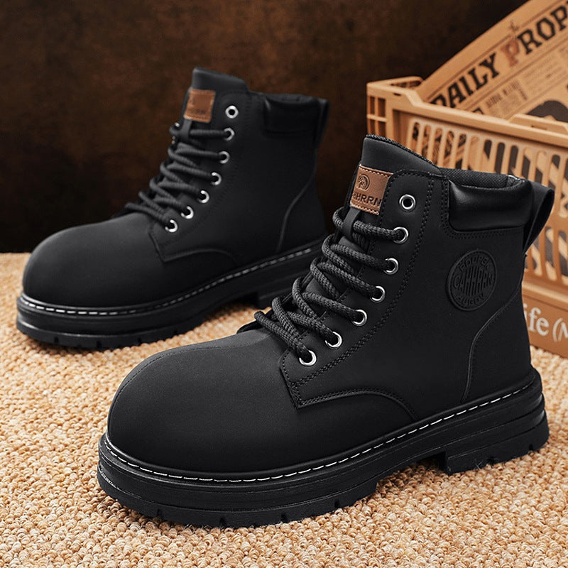 Damen Arbeitsstiefel Robust Rutschfest Knöchelhoch - BerlinGlamour