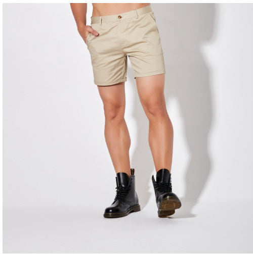 Herren Shorts Baumwoll-Mix mit Taschen Bequem Freizeit