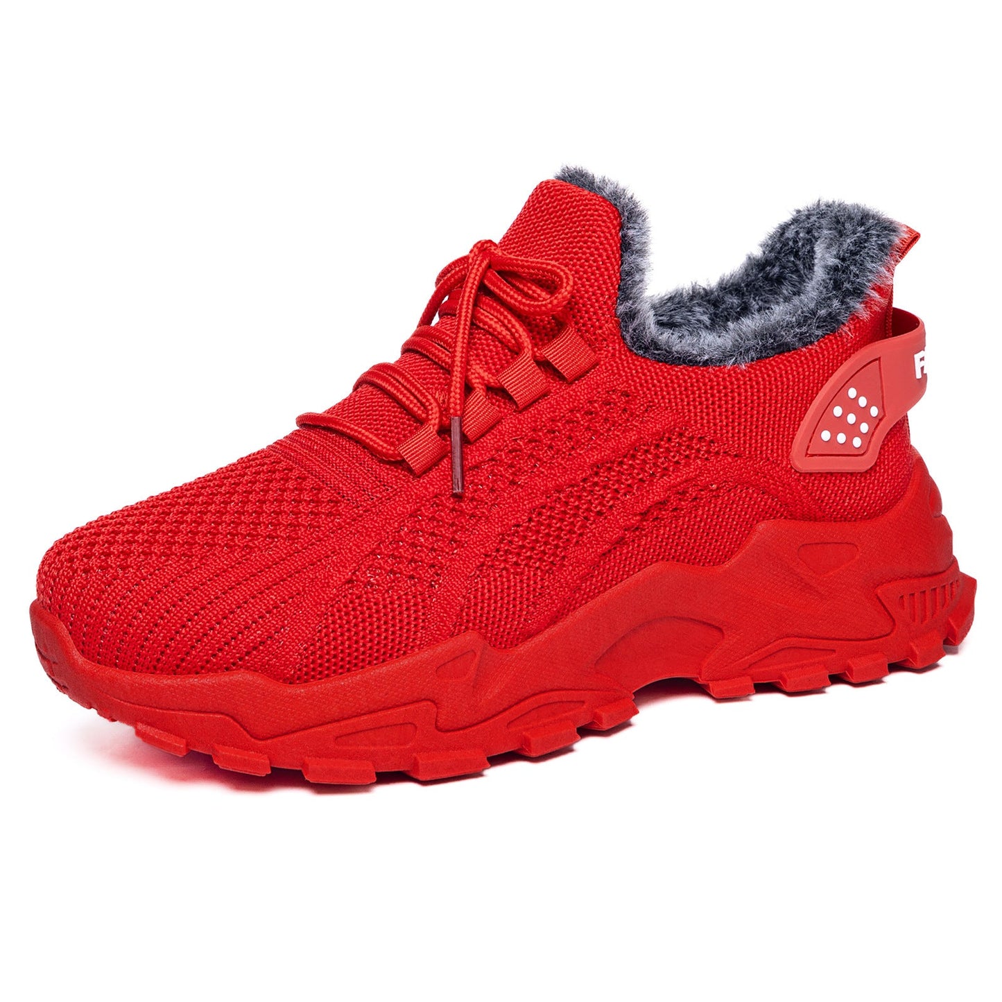 Damen Sneaker Fleecegefüttert Laufschuhe Rutschfest Sportlich
