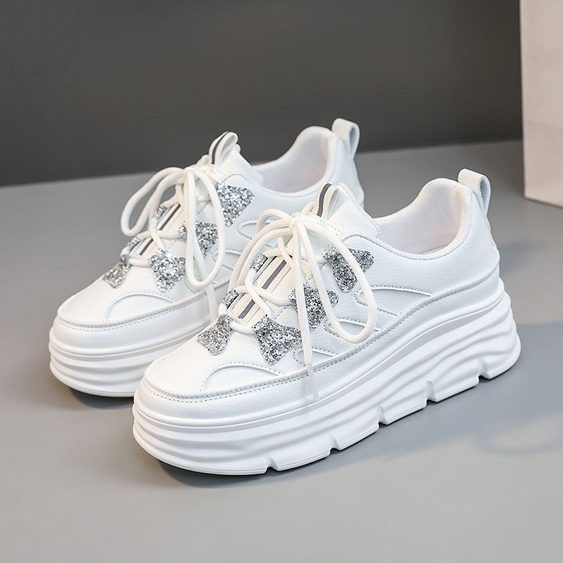 Damenschuhe Sneaker Glitzer Schuhe Damen Modisch