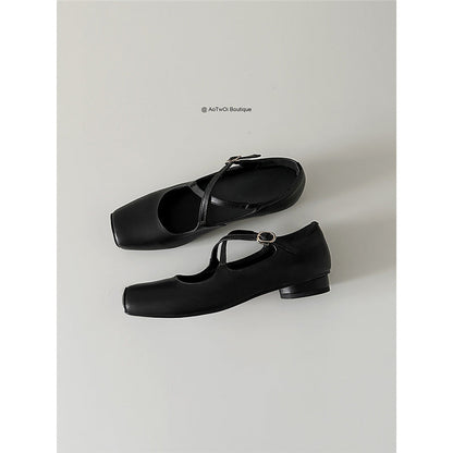 Damen Ballerinas Leopardenmuster Elegante Schuhe mit Riemen