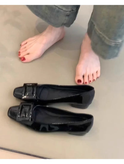Damen Ballerinas Komfortabel Faltbar Modern
