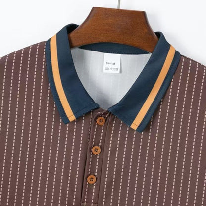 Herren Polohemd Streifen Modern Style Berlin