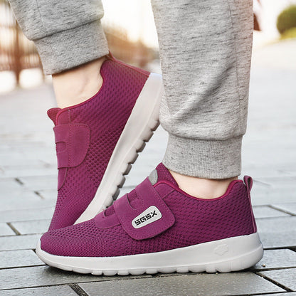 Damen Sportschuhe Atmungsaktiv Mesh Klettverschluss