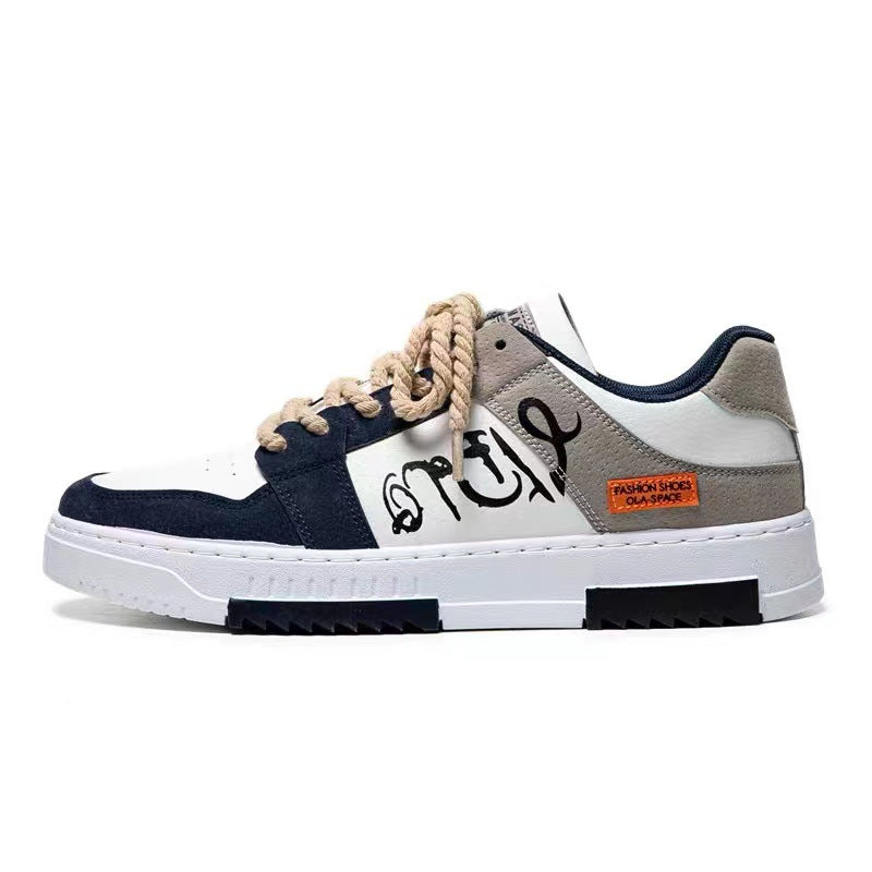 Damen Sneaker Freizeitschuhe Trendig Kontrast Obermaterial