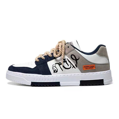 Damen Sneaker Freizeitschuhe Trendig Kontrast Obermaterial