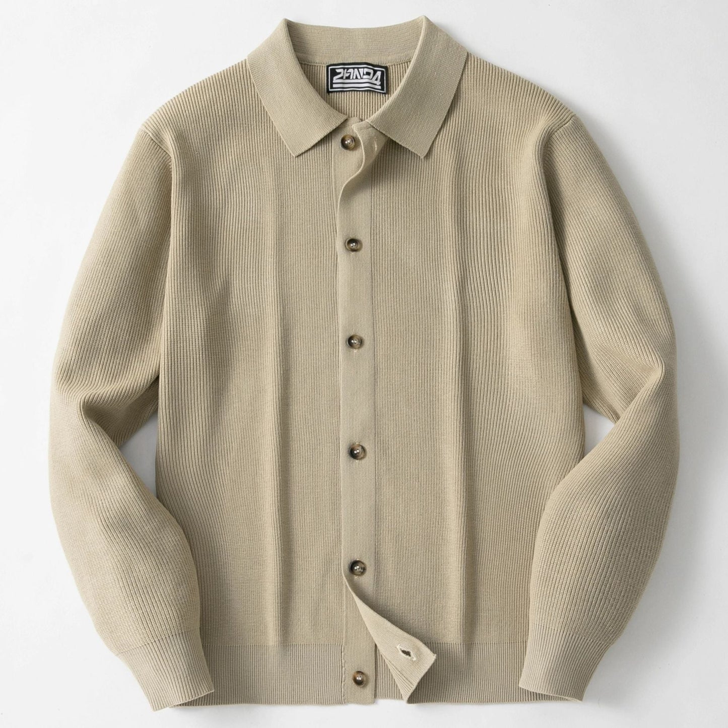 Herren Strickjacke Modern Kragen Hochwertig - BerlinGlamour