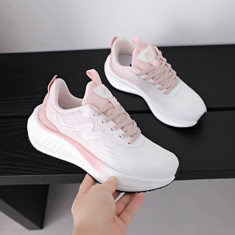 Damen Laufschuhe Sportlich Atmungsaktiv Mit Weichem Fußbett